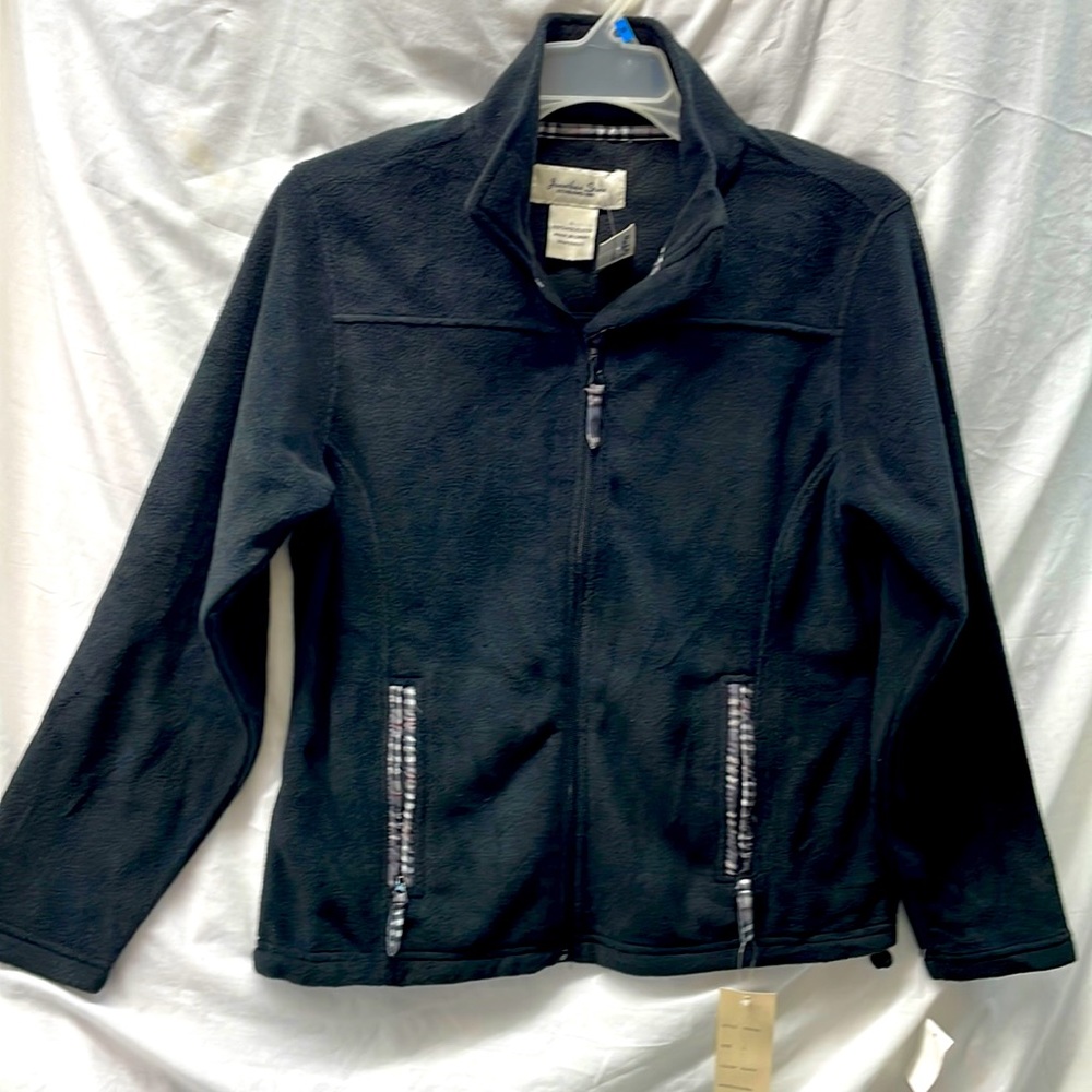 NEW!!! Jonathan Stone fleece zip front jacket ladies sz L